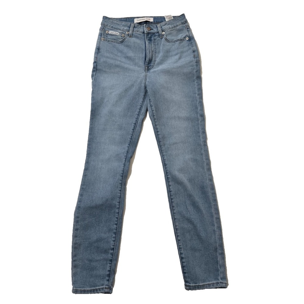 Calvin Klein High Rise Skinny Ankle Jeans Women's 27 Blue NWT